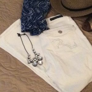 Rock republic denim cropped flare jeans